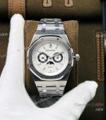TW factory Swiss Copy Audemars Piguet Annual Calendar Moonphase Watch 41mm Panda Dial